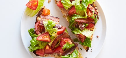 BLT Breakfast Cheese Toast
