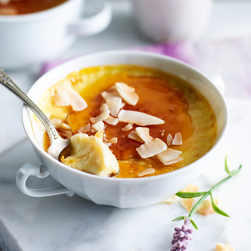 Photo of Mango and coconut creme brûlée by WW