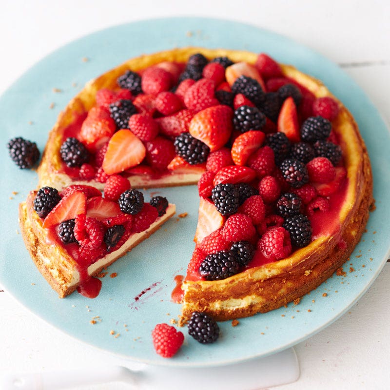 Cheesecake mit Beeren