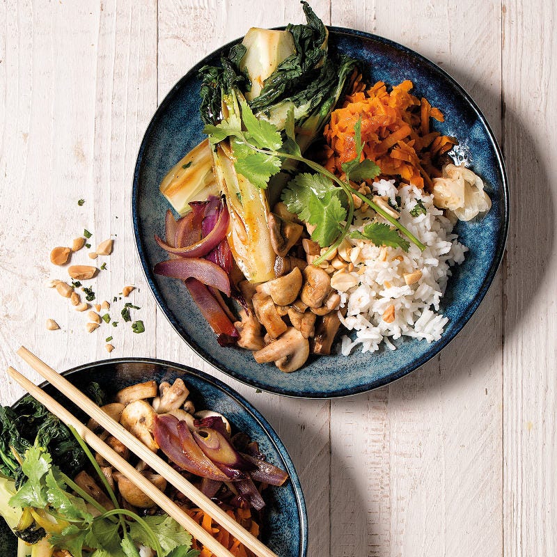 Vegetarisches Bibimbap