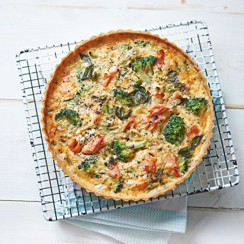 Lachs-Tarte mit Dill