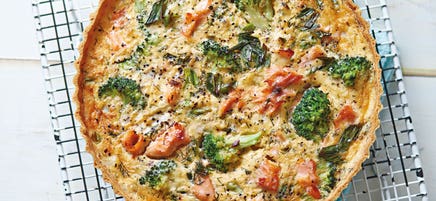 Lachs-Tarte mit Dill