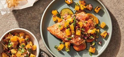 Grilled Snapper with Charred Pineapple Salsa