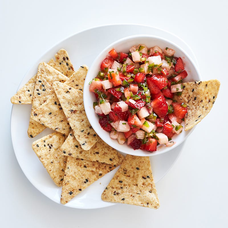 Photo of Strawberry-jicama salsa by WW