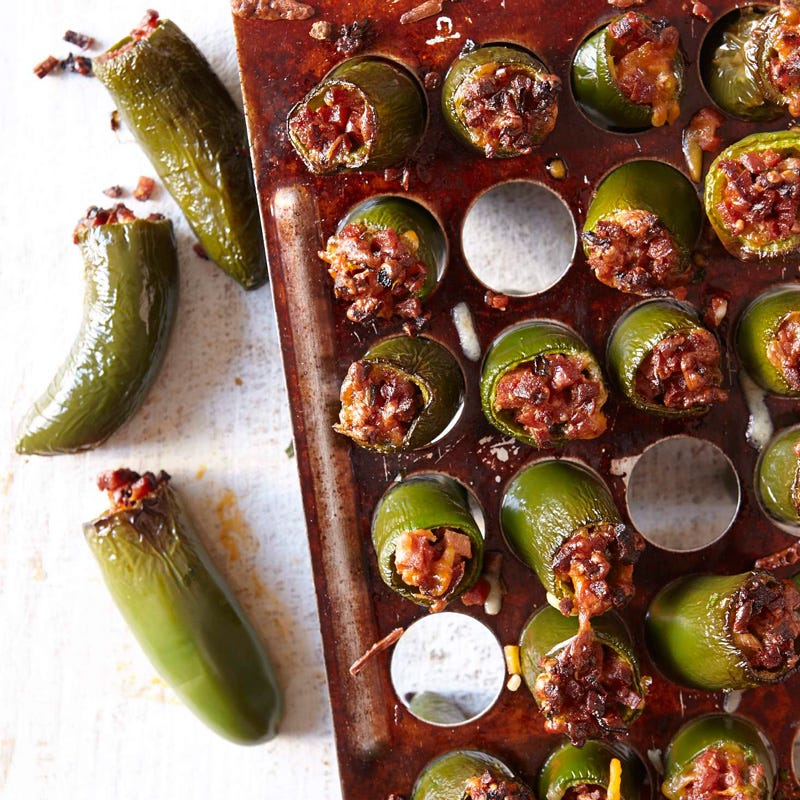 Photo de Piments jalapenos grillés farcis de chorizo au poulet par WW