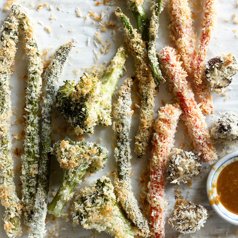 Photo of Tempura-Style Veggies with Wasabi-Soy Sauce by WW
