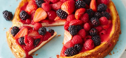 Cheesecake aux fruits rouges