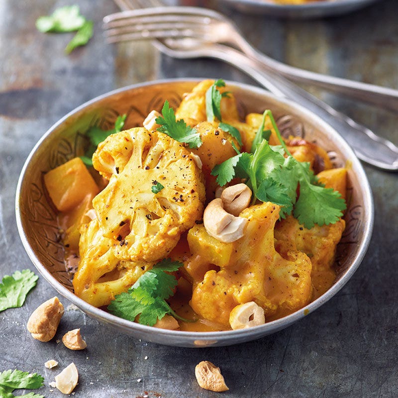Indisches Kartoffel-Blumenkohl-Curry