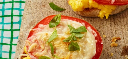 Breakfast Scrambled Egg Pizza
