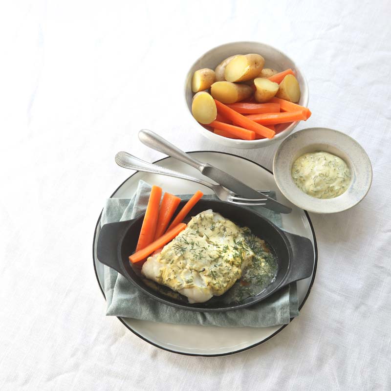 ViktVäktarna - Torsk med krämig dill- och senapstopping