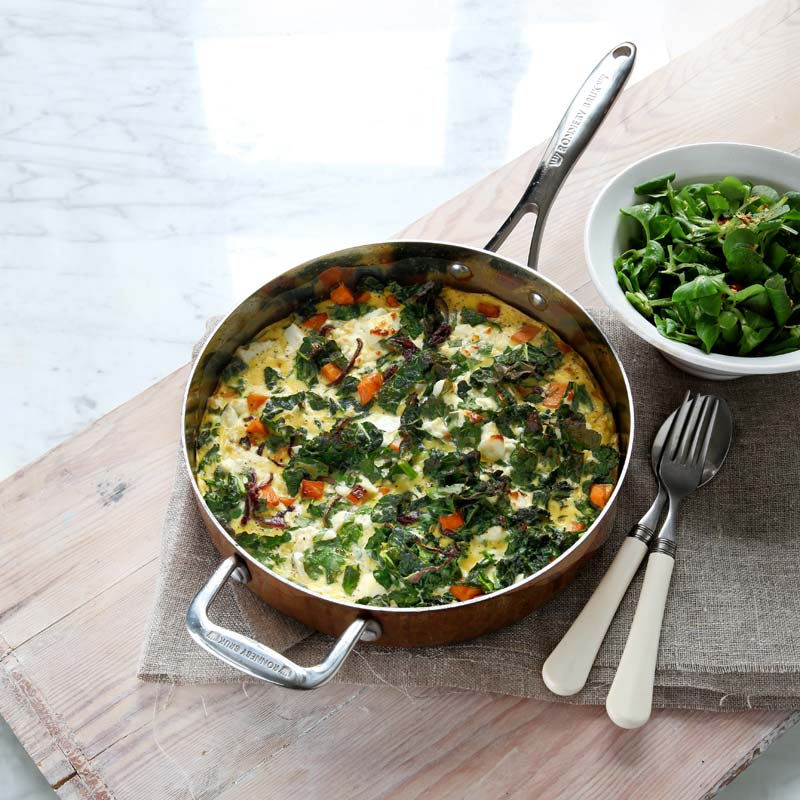 ViktVäktarna - Frittata med sötpotatis, svartkål och salladsost