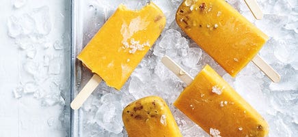 Carrot cake ice-blocks