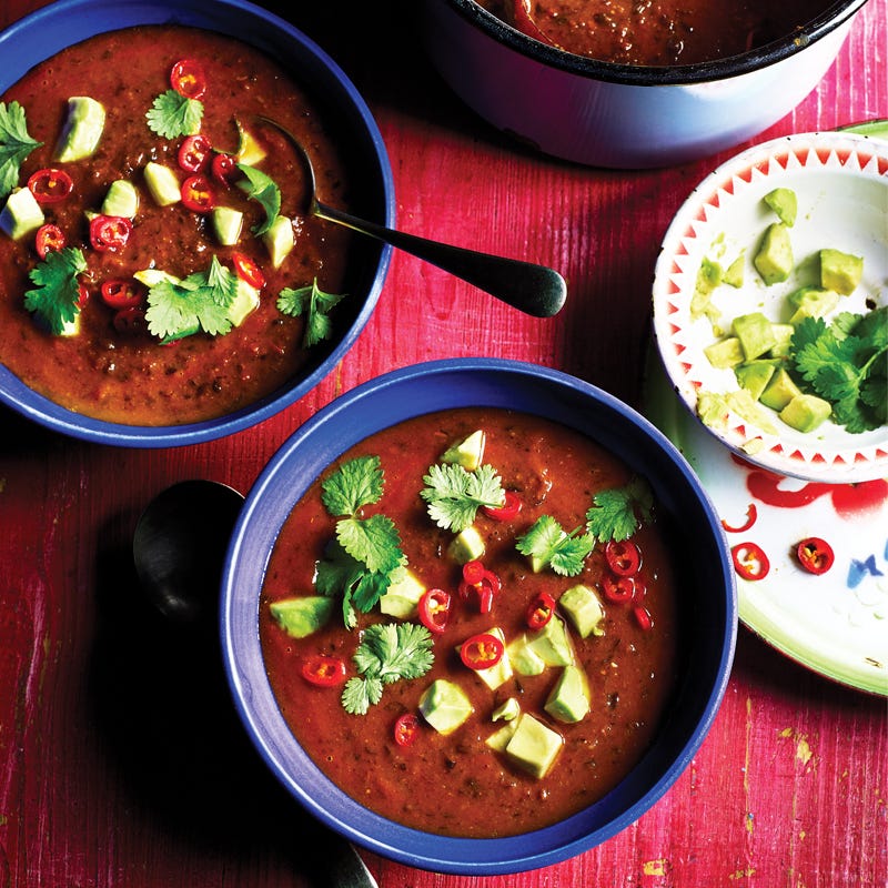 Photo of Smoky black bean & chorizo soup by WW