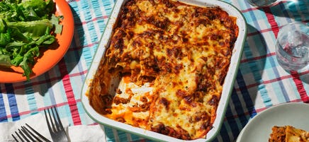Beef and veggie lasagne