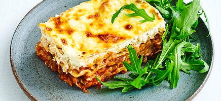 Lazy ham lasagne