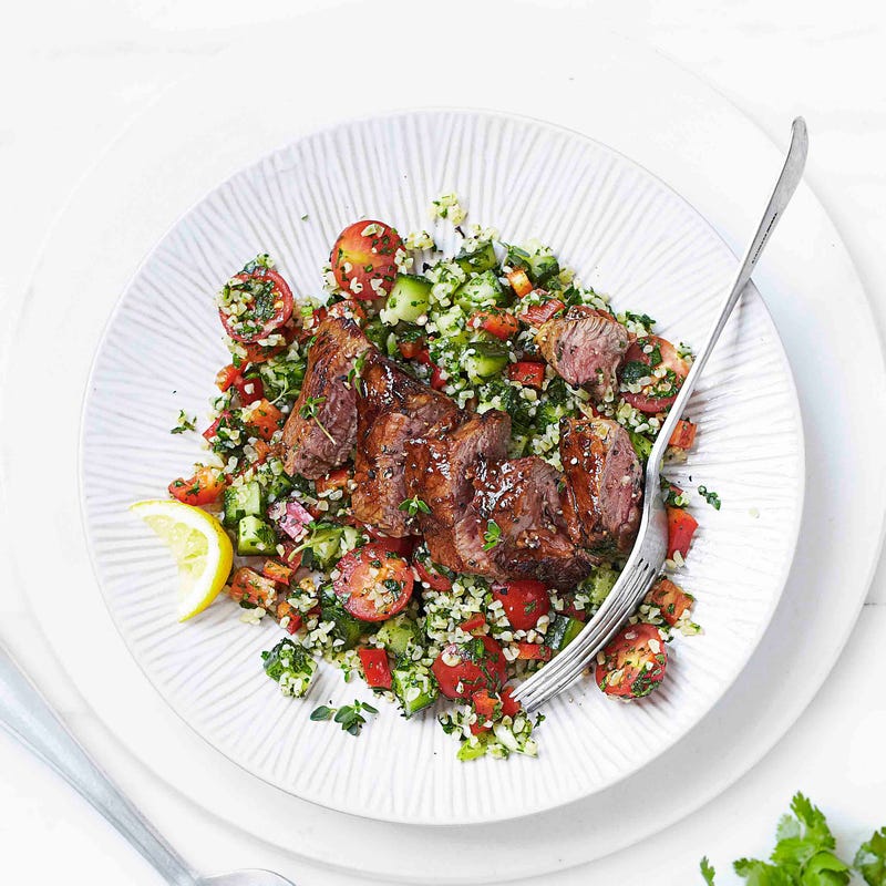 Photo of Spring lamb steaks & tabbouleh by WW