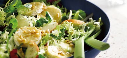 Salade au chèvre chaud
