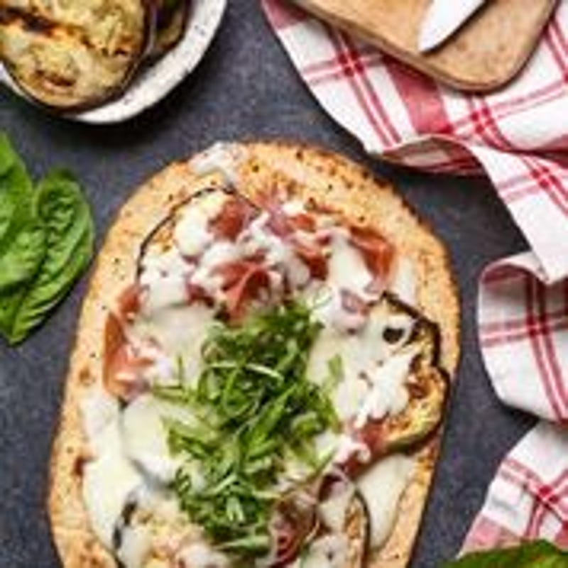 Photo of Eggplant and prosciutto flatout flatbread by WW
