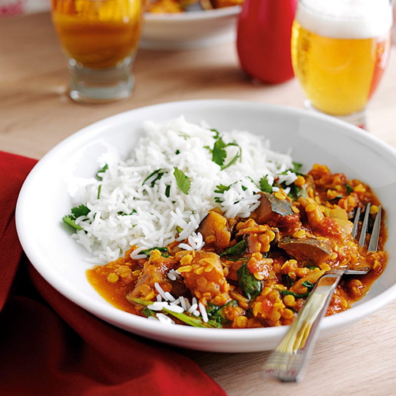 Photo of Aubergine & lentil curry by WW