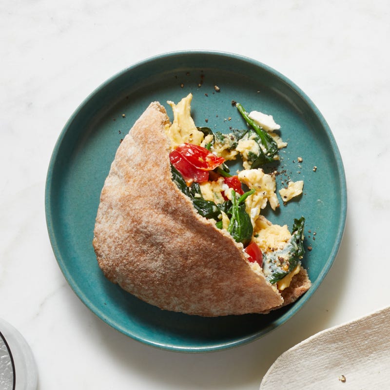 Photo of Greek-style breakfast pitas by WW