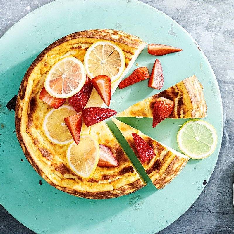 Migliaccio (Lemon semolina and ricotta cake)