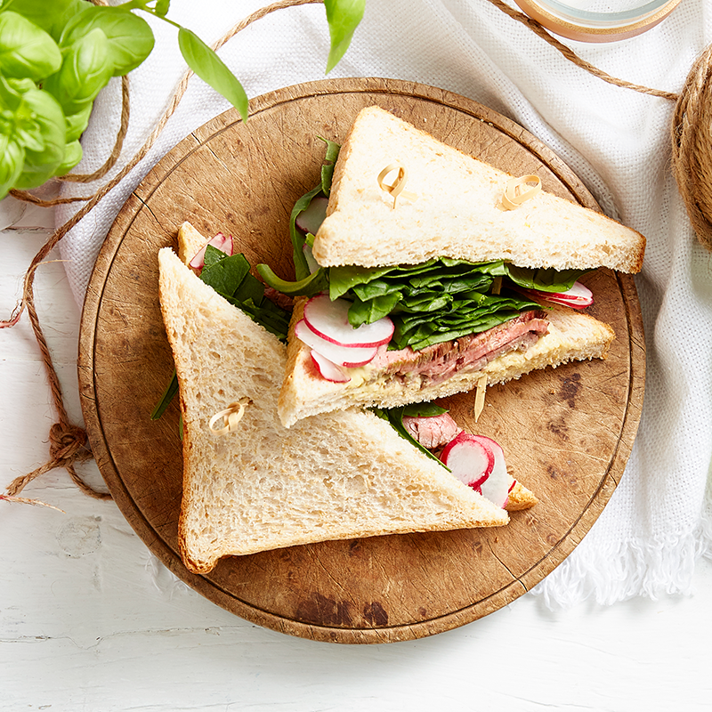 Photo of Hot rare roast beef sandwich by WW