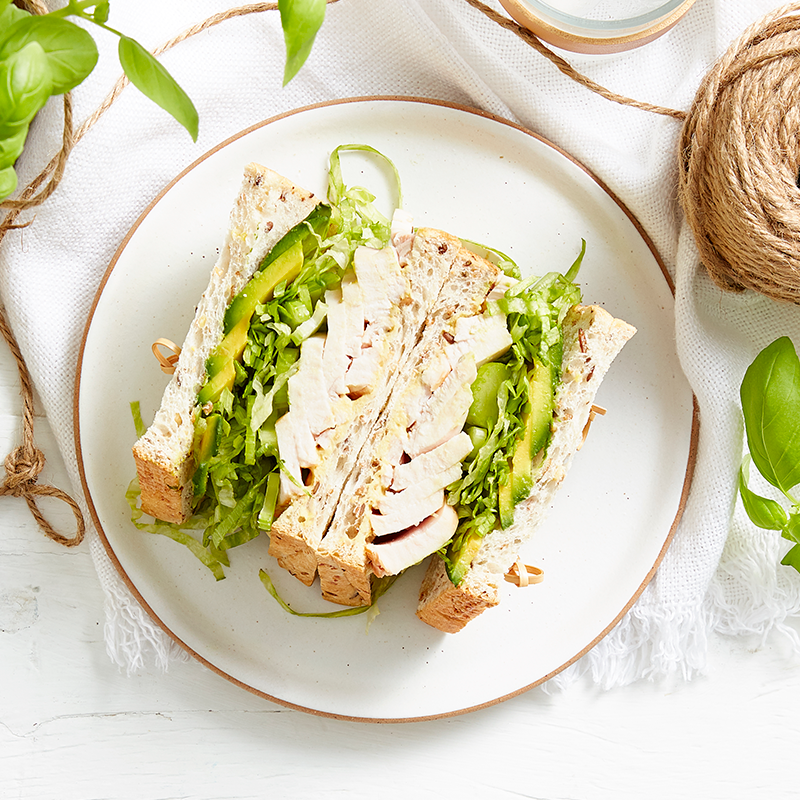 Photo of Chicken with greens sandwich by WW