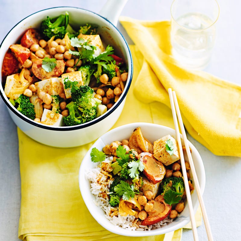 Photo of Broccoli, chickpea & tofu curry by WW