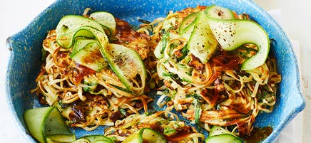Tofu noodle cakes