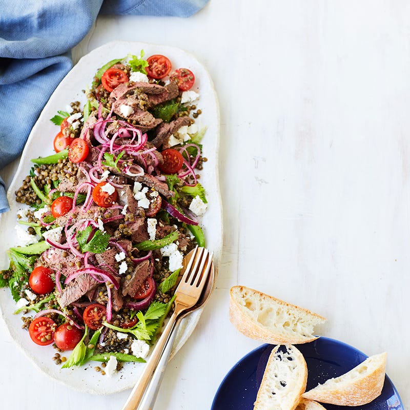 Photo of Lamb with warm lentil and celery salad by WW