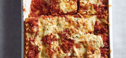 Lasagne mit Bolognesesauce
