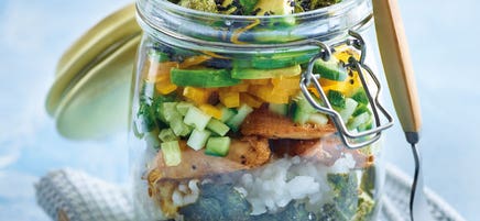 Sushi-Schicht-Salat