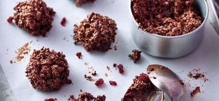 Bouchées chocolatées à l'amarante