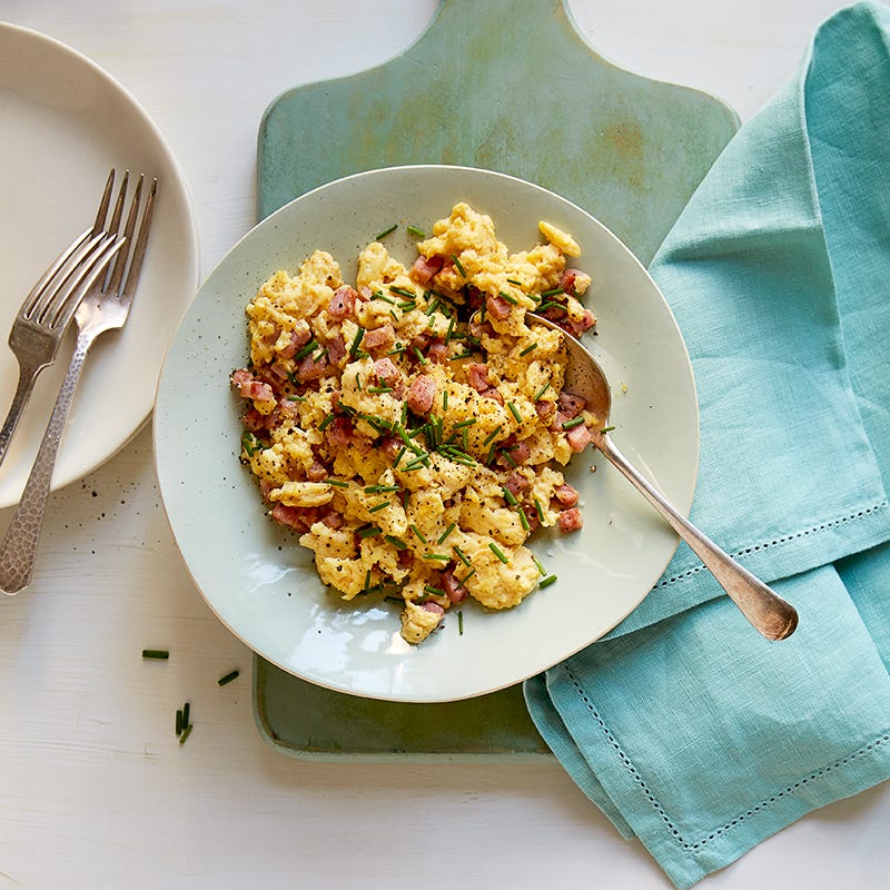 Photo de Jambon et œufs aux fines herbes et au parmesan par WW