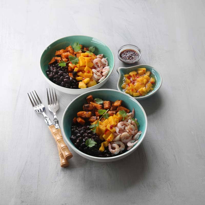 ViktVäktarna - Asiatisk bowl med räkor och limesyrad mango