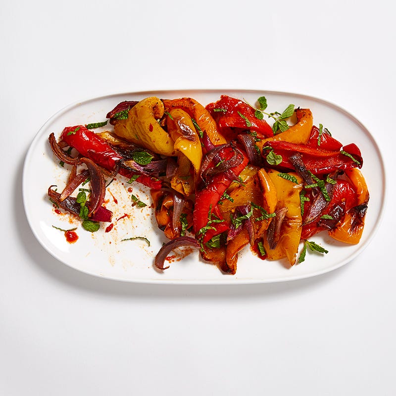 Photo de Poivrons et oignons trois couleurs à la marocaine par WW
