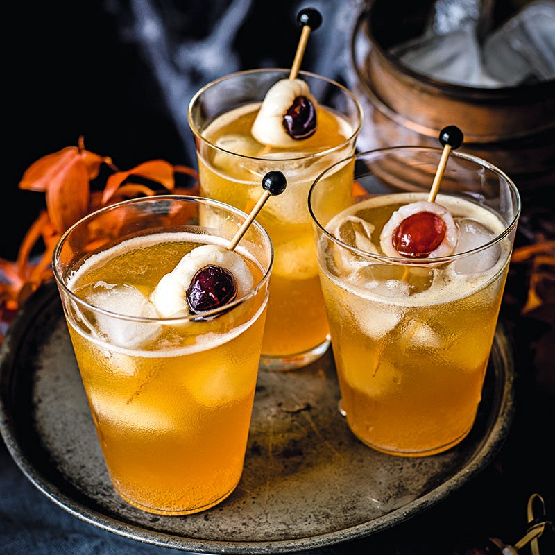 Photo of Dark 'n' stormy Halloween cocktail by WW