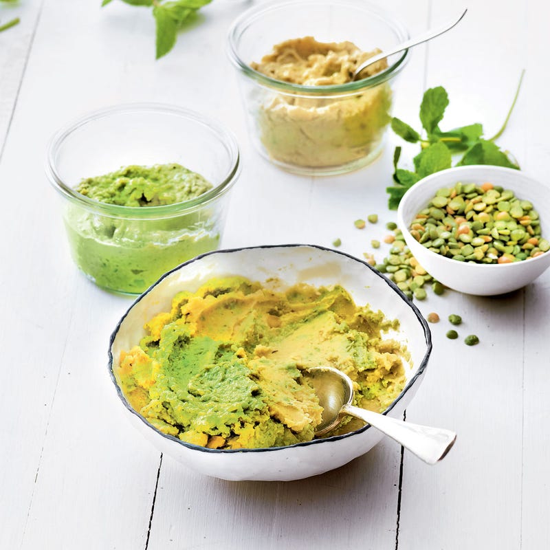 Purée aux deux pois