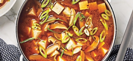 Miso Soup with Tofu and Shiitakes