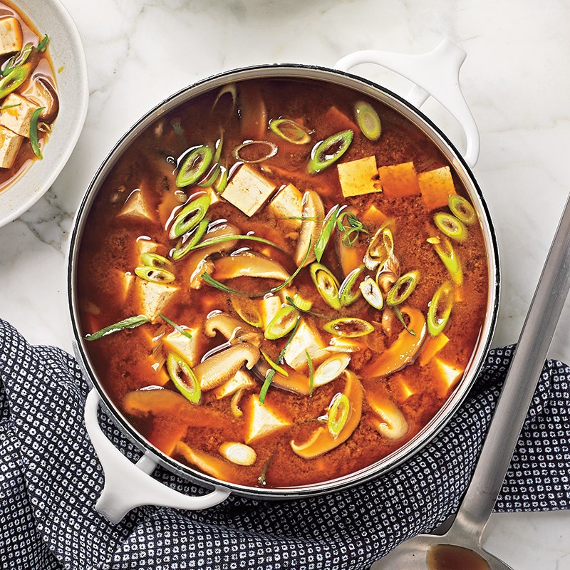 Miso Soup with Tofu & Shiitakes