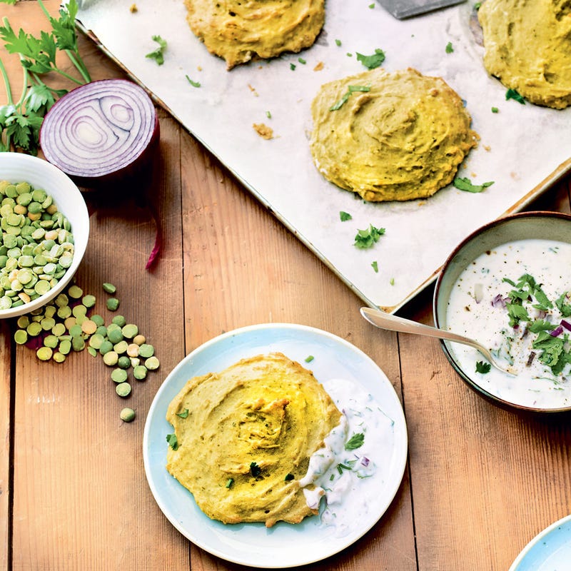 Croquettes de pois cassés à l'indienne