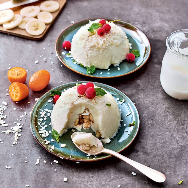 Mont blanc yaourt et banane