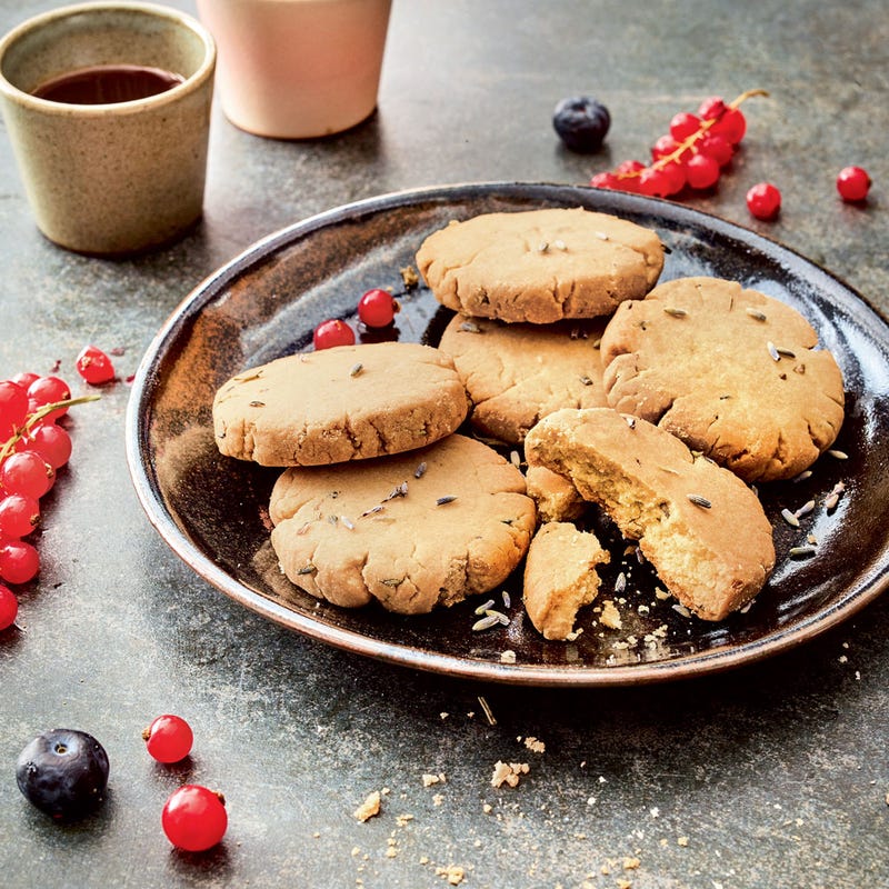Petits sablés à la lavande