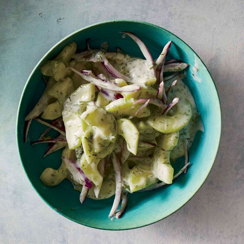 Photo of Chunky cucumber-yogurt salad by WW