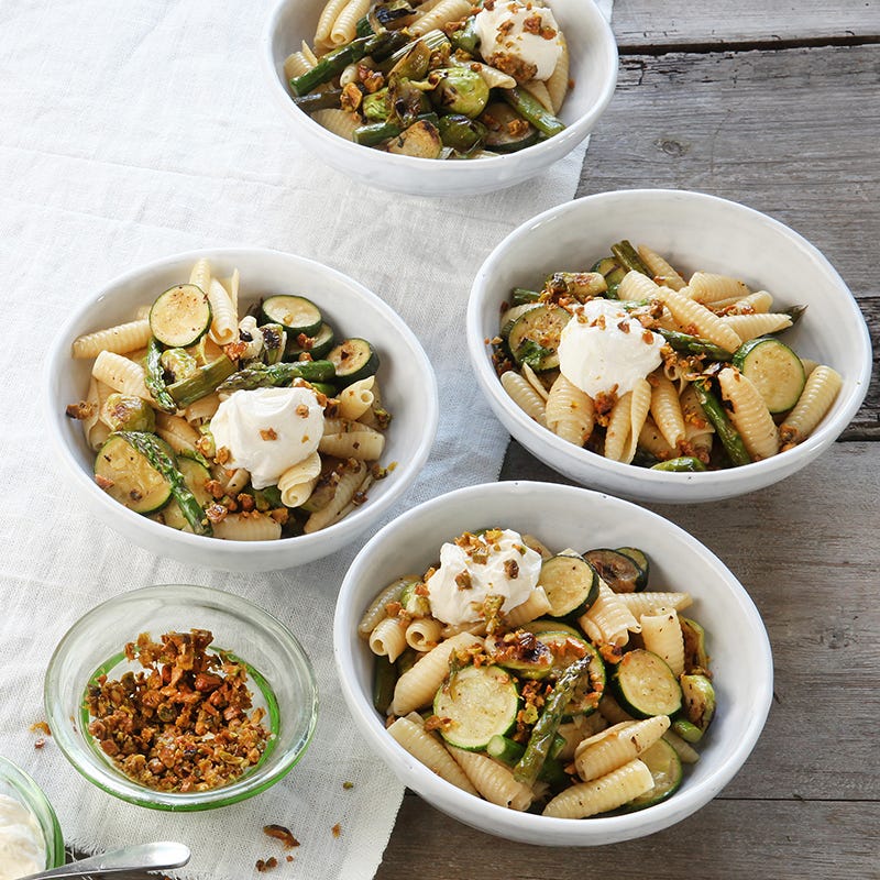 ViktVäktarna - Pasta med pistagehack och vispad färskost