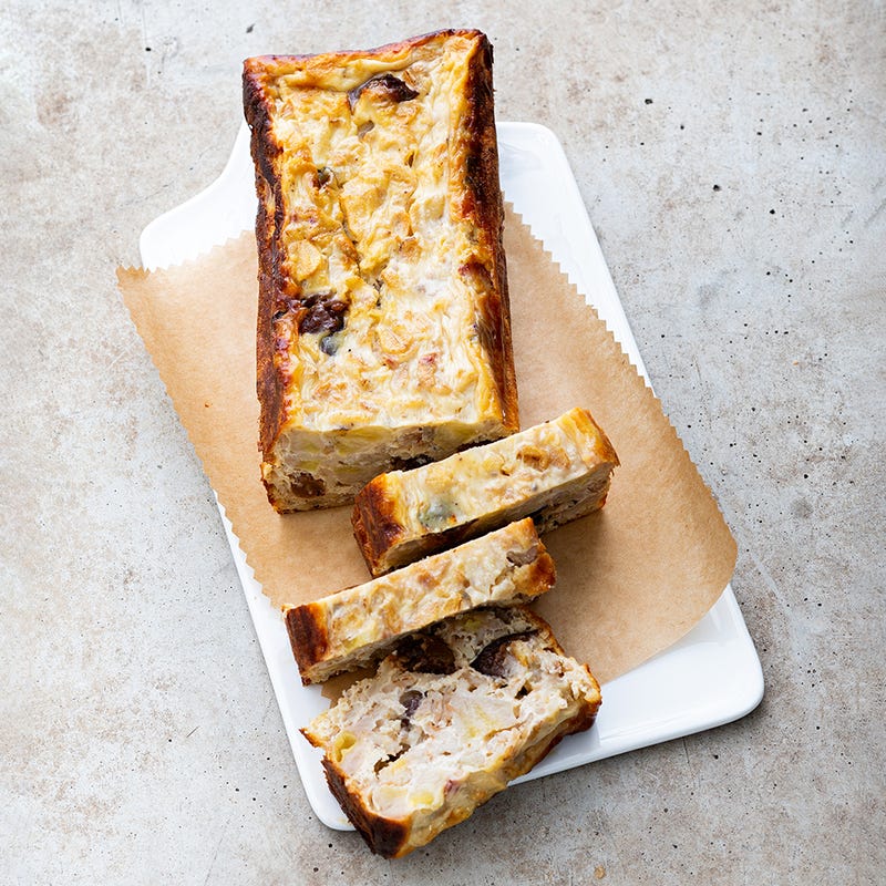 Breadcake banane et pruneaux