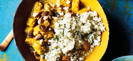 Quorn™ korma & cauliflower ‘rice’