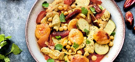 Tajine de dinde aux fruits secs