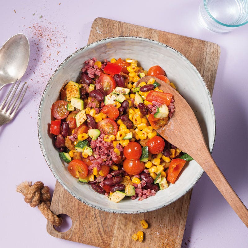 Sommerliches Succotash