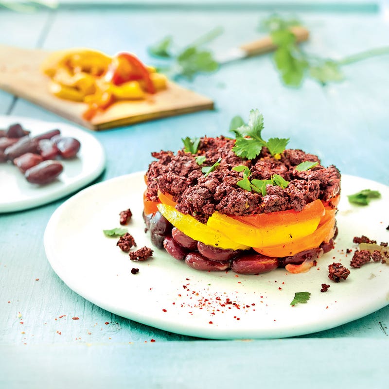 Pressé de boudin noir aux haricots rouges